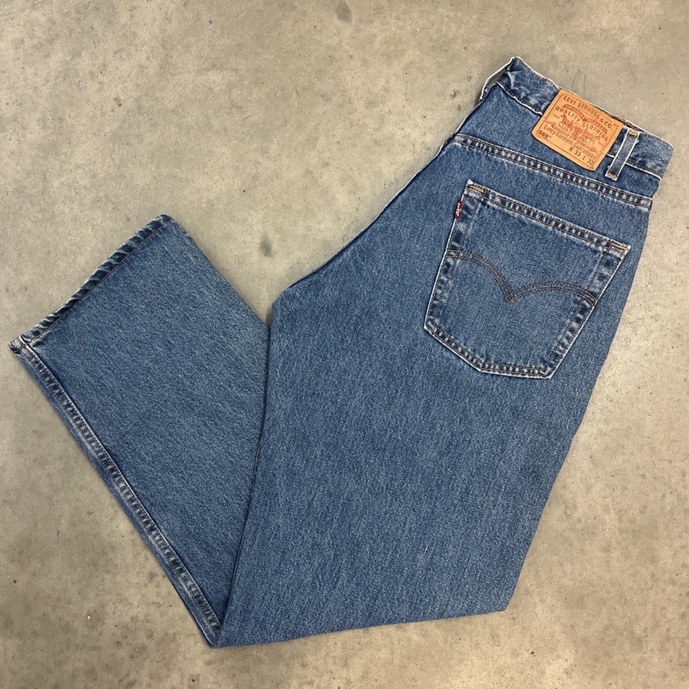 Vintage 90s/Y2K Levi’s 569 Loose Straight Fit Denim Jeans MADE IN USA 33x32